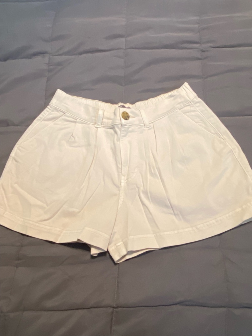 Women’s High-Waist Beige Shorts